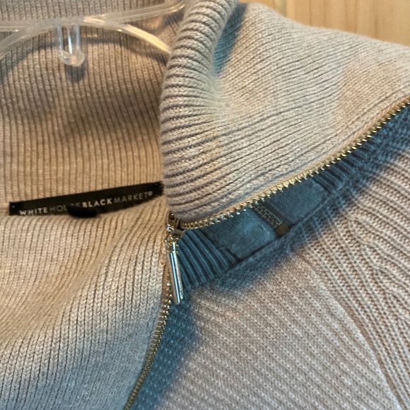 LAST CHANCE! White House Black Market Tan Turtleneck Sweater - Picture 3 of 7
